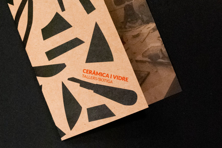 flyer díptic taller de ceràmica i vidre jordi traveria