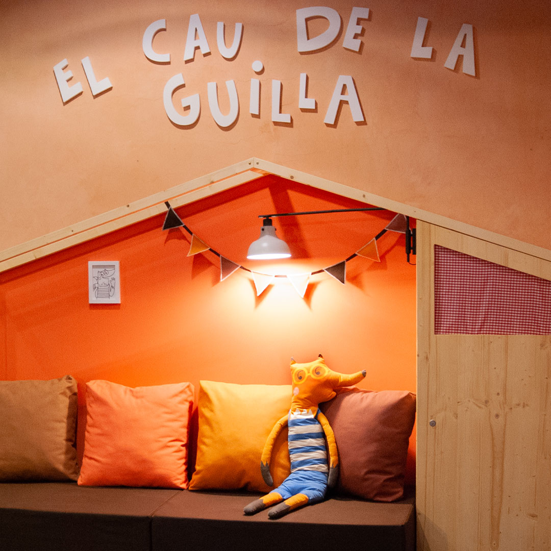 cau de la guilla biblioteca olot